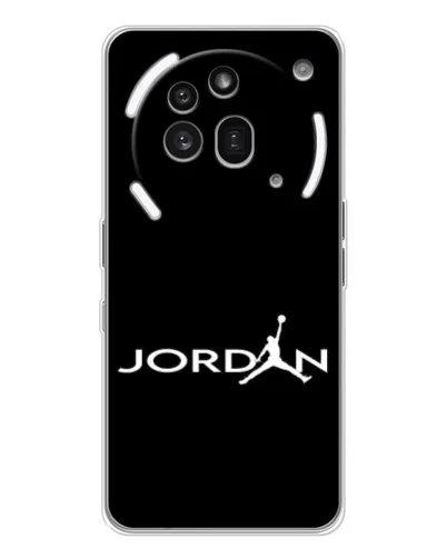 Чехол для Nothing Phone (3a) Pro с картинкой «Jordan White Logo»