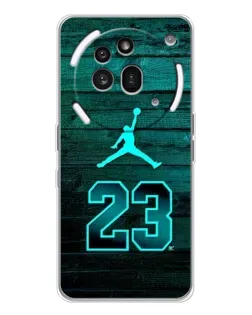 Чехол для Nothing Phone (3a) Pro с картинкой «Jordan Cyan 23» Чехол для Nothing Phone (3a) Pro с картинкой «Jordan Cyan 23»