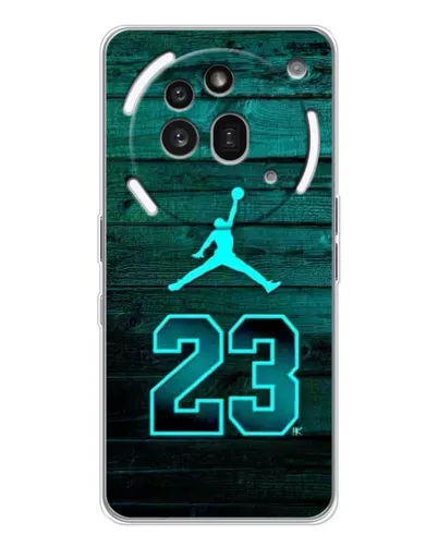 Чехол для Nothing Phone (3a) Pro с картинкой «Jordan Cyan 23»