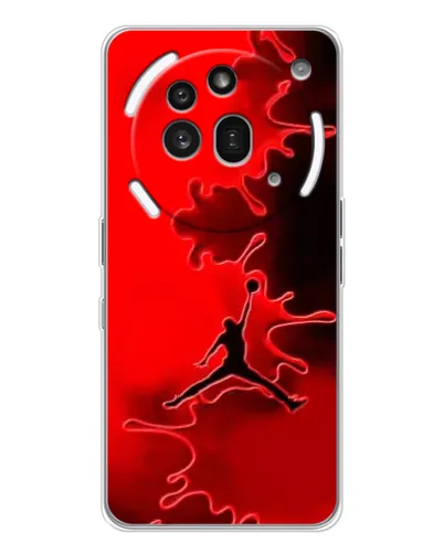 Чехол для Nothing Phone (3a) Pro с картинкой «Jordan Red Smoke»