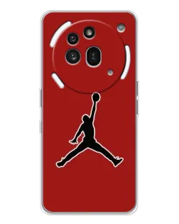 Чехол для Nothing Phone (3a) Pro с картинкой «Jordan Red Back» Чехол для Nothing Phone (3a) Pro с картинкой «Jordan Red Back»