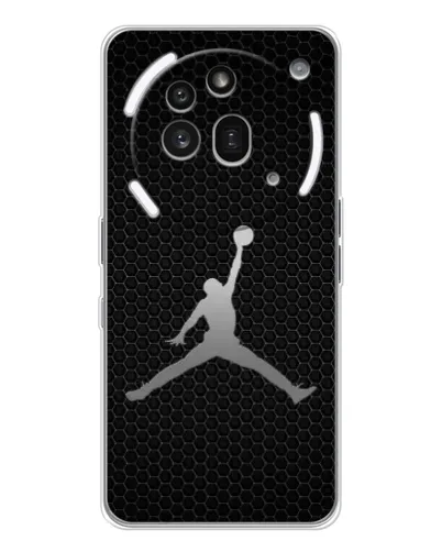 Чехол для Nothing Phone (3a) Pro с картинкой «Jordan Dark Carbon»