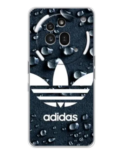 Чехол для Nothing Phone (3a) Pro с картинкой «Adidas Trefoil Blue» Чехол для Nothing Phone (3a) Pro с картинкой «Adidas Trefoil Blue»