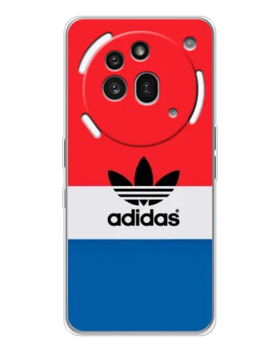 Чехол для Nothing Phone (3a) Pro с картинкой «Ретро блоки Adidas» Чехол для Nothing Phone (3a) Pro с картинкой «Ретро блоки Adidas»