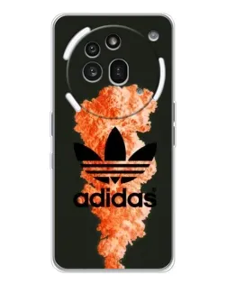 Чехол для Nothing Phone (3a) Pro с картинкой «Оранжевый дым Adidas» Чехол для Nothing Phone (3a) Pro с картинкой «Оранжевый дым Adidas»