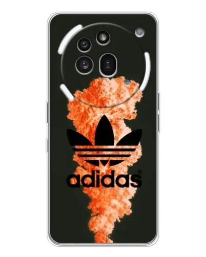 Чехол для Nothing Phone (3a) Pro с картинкой «Оранжевый дым Adidas» Чехол для Nothing Phone (3a) Pro с картинкой «Оранжевый дым Adidas»