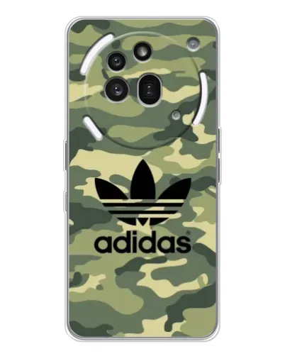 Чехол для Nothing Phone (3a) Pro с картинкой «Милитари стиль Adidas» Чехол для Nothing Phone (3a) Pro с картинкой «Милитари стиль Adidas»
