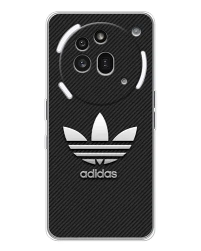 Чехол для Nothing Phone (3a) Pro с картинкой «Adidas Карбоновая текстура» Чехол для Nothing Phone (3a) Pro с картинкой «Adidas Карбоновая текстура»