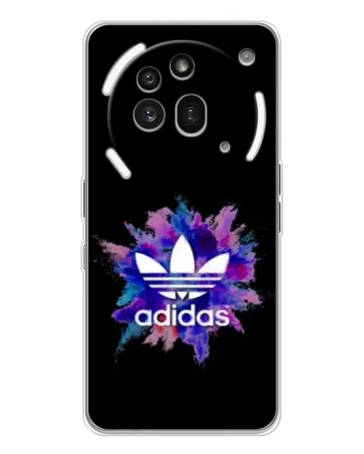 Чехол для Nothing Phone (3a) Pro с картинкой «Взрыв красок Adidas» Чехол для Nothing Phone (3a) Pro с картинкой «Взрыв красок Adidas»