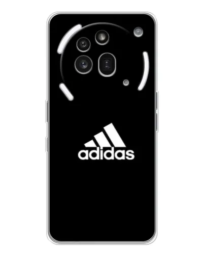 Чехол для Nothing Phone (3a) Pro с картинкой «Черная классика Adidas» Чехол для Nothing Phone (3a) Pro с картинкой «Черная классика Adidas»