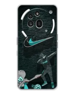 Чехол для Nothing Phone (3a) Pro с картинкой «Спортивный арт Nike» Чехол для Nothing Phone (3a) Pro с картинкой «Спортивный арт Nike»