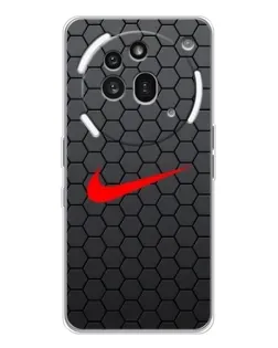 Чехол для Nothing Phone (3a) Pro с картинкой «Nike — карбоновая сетка» Чехол для Nothing Phone (3a) Pro с картинкой «Nike — карбоновая сетка»