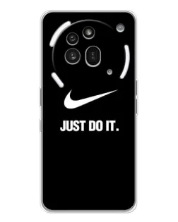 Чехол для Nothing Phone (3a) Pro с картинкой «Классический принт Nike» Чехол для Nothing Phone (3a) Pro с картинкой «Классический принт Nike»