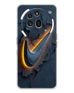Чехол для Nothing Phone (3a) Pro с картинкой «Объемный логотип Найк» Чехол для Nothing Phone (3a) Pro с картинкой «Объемный логотип Найк»