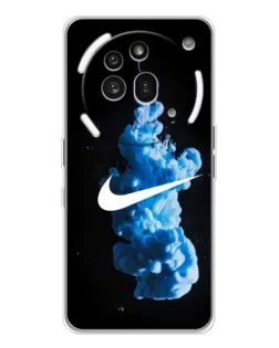 Чехол для Nothing Phone (3a) Pro с картинкой «Nike и синий дым» Чехол для Nothing Phone (3a) Pro с картинкой «Nike и синий дым»
