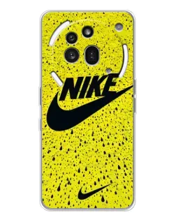 Чехол для Nothing Phone (3a) Pro с картинкой «Желтый текстурный Nike» Чехол для Nothing Phone (3a) Pro с картинкой «Желтый текстурный Nike»