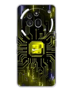 Чехол для Nothing Phone (3a) Pro с картинкой «Nike — золотая искра» Чехол для Nothing Phone (3a) Pro с картинкой «Nike — золотая искра»