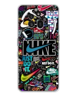 Чехол для Nothing Phone (3a) Pro с картинкой «Яркий коллаж Nike» Чехол для Nothing Phone (3a) Pro с картинкой «Яркий коллаж Nike»