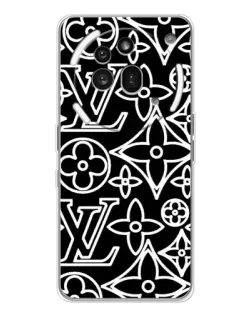Чехол для Nothing Phone (3a) Pro с картинкой «Черно-белый узор LV» Чехол для Nothing Phone (3a) Pro с картинкой «Черно-белый узор LV»