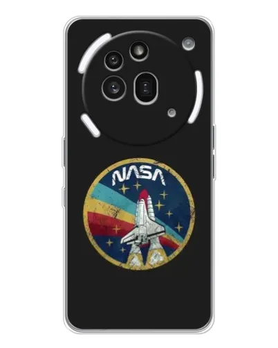 Чехол для Nothing Phone (3a) Pro с картинкой «NASA — эмблема миссии»