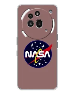 Чехол для Nothing Phone (3a) Pro с картинкой «NASA — ретро космос» Чехол для Nothing Phone (3a) Pro с картинкой «NASA — ретро космос»