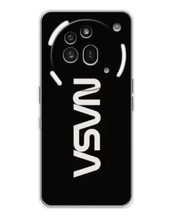 Чехол для Nothing Phone (3a) Pro с картинкой «NASA — вертикальный логотип» Чехол для Nothing Phone (3a) Pro с картинкой «NASA — вертикальный логотип»