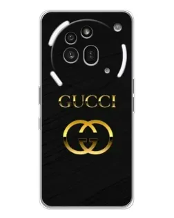 Чехол для Nothing Phone (3a) Pro с картинкой «Золотой логотип Gucci» Чехол для Nothing Phone (3a) Pro с картинкой «Золотой логотип Gucci»
