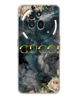 Чехол для Nothing Phone (3a) Pro с картинкой «Абстрактные цветы Gucci» Чехол для Nothing Phone (3a) Pro с картинкой «Абстрактные цветы Gucci»