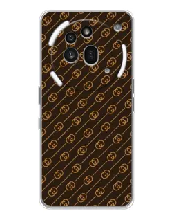 Чехол для Nothing Phone (3a) Pro с картинкой «Gucci — золотые диагонали» Чехол для Nothing Phone (3a) Pro с картинкой «Gucci — золотые диагонали»
