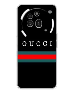 Чехол для Nothing Phone (3a) Pro с картинкой «Gucci — красный пояс» Чехол для Nothing Phone (3a) Pro с картинкой «Gucci — красный пояс»