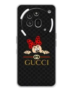 Чехол для Nothing Phone (3a) Pro с картинкой «Минни Маус Gucci — черный» Чехол для Nothing Phone (3a) Pro с картинкой «Минни Маус Gucci — черный»