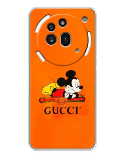Чехол для Nothing Phone (3a) Pro с картинкой «Микки Маус Gucci — оранж» Чехол для Nothing Phone (3a) Pro с картинкой «Микки Маус Gucci — оранж»