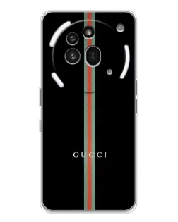 Чехол для Nothing Phone (3a) Pro с картинкой «Gucci — строгая линия» Чехол для Nothing Phone (3a) Pro с картинкой «Gucci — строгая линия»
