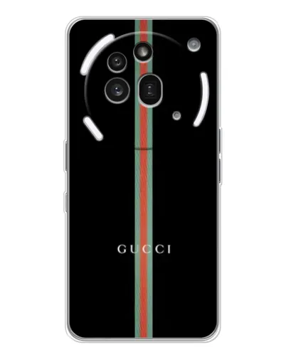 Чехол для Nothing Phone (3a) Pro с картинкой «Gucci — строгая линия» Чехол для Nothing Phone (3a) Pro с картинкой «Gucci — строгая линия»