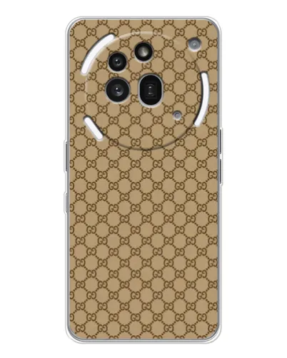Чехол для Nothing Phone (3a) Pro с картинкой «Gucci — классический беж» Чехол для Nothing Phone (3a) Pro с картинкой «Gucci — классический беж»