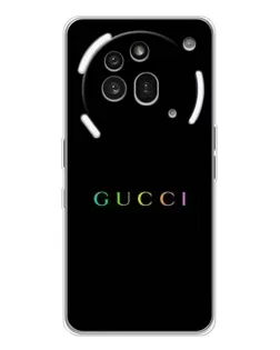 Чехол для Nothing Phone (3a) Pro с картинкой «Gucci — неоновый минимализм» Чехол для Nothing Phone (3a) Pro с картинкой «Gucci — неоновый минимализм»