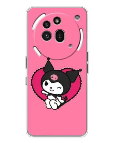 Чехол для Nothing Phone (3a) Pro с картинкой «Kuromi — любовь в сердце» Чехол для Nothing Phone (3a) Pro с картинкой «Kuromi — любовь в сердце»