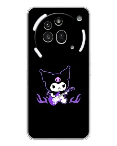Чехол для Nothing Phone (3a) Pro с картинкой «Электрическая Kuromi» Чехол для Nothing Phone (3a) Pro с картинкой «Электрическая Kuromi»