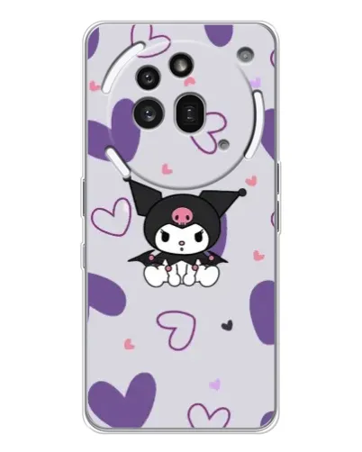 Чехол для Nothing Phone (3a) Pro с картинкой «Kuromi и лавандовые сердца» Чехол для Nothing Phone (3a) Pro с картинкой «Kuromi и лавандовые сердца»