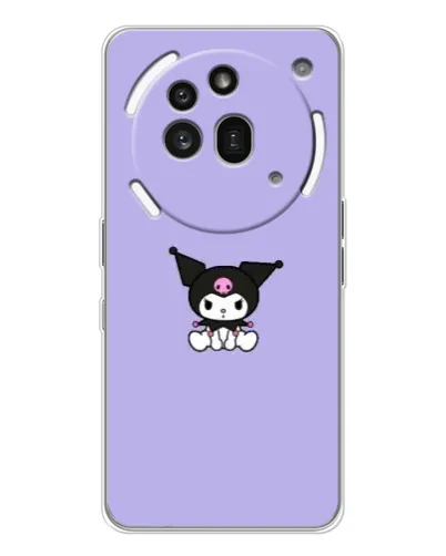 Чехол для Nothing Phone (3a) Pro с картинкой «Kuromi — фиолетовый минимализм» Чехол для Nothing Phone (3a) Pro с картинкой «Kuromi — фиолетовый минимализм»