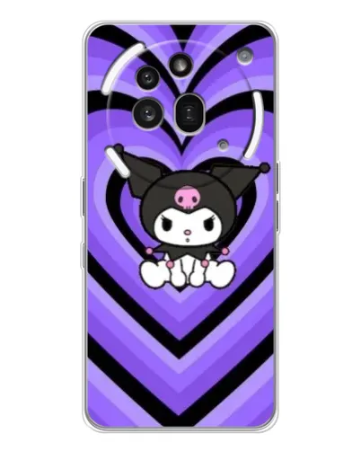 Чехол для Nothing Phone (3a) Pro с картинкой «Kuromi и фиолетовые сердца» Чехол для Nothing Phone (3a) Pro с картинкой «Kuromi и фиолетовые сердца»