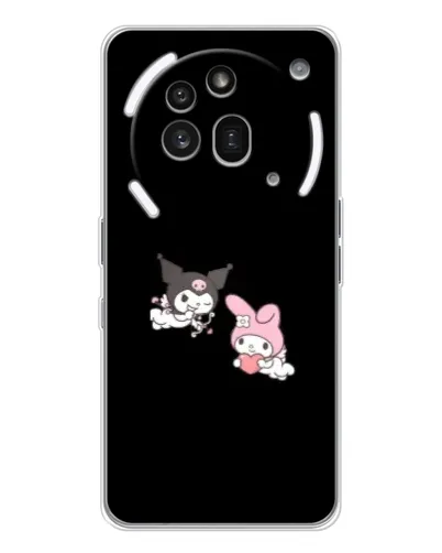 Чехол для Nothing Phone (3a) Pro с картинкой «My Melody и Kuromi» Чехол для Nothing Phone (3a) Pro с картинкой «My Melody и Kuromi»