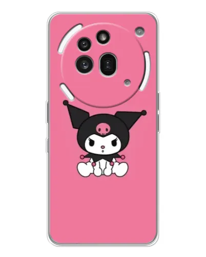 Чехол для Nothing Phone (3a) Pro с картинкой «Хмурая Kuromi» Чехол для Nothing Phone (3a) Pro с картинкой «Хмурая Kuromi»
