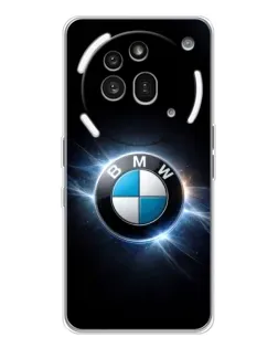 Чохол для Nothing Phone (3a) Pro з картинкою «BMW — неонове сяйво» Чохол для Nothing Phone (3a) Pro з картинкою «BMW — неонове сяйво»