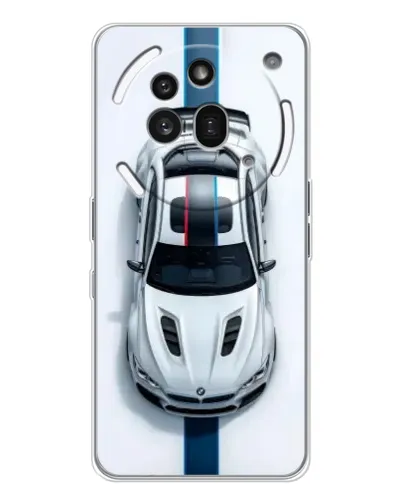 Чехол для Nothing Phone (3a) Pro с картинкой «Вид сверху — BMW M» Чехол для Nothing Phone (3a) Pro с картинкой «Вид сверху — BMW M»