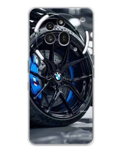 Чехол для Nothing Phone (3a) Pro с картинкой «Колесо BMW вблизи» Чехол для Nothing Phone (3a) Pro с картинкой «Колесо BMW вблизи»