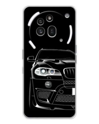 Чехол для Nothing Phone (3a) Pro с картинкой «Темный силуэт BMW» Чехол для Nothing Phone (3a) Pro с картинкой «Темный силуэт BMW»