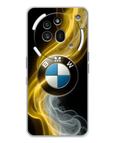 Чехол для Nothing Phone (3a) Pro с картинкой «Золотистый дым BMW» Чехол для Nothing Phone (3a) Pro с картинкой «Золотистый дым BMW»