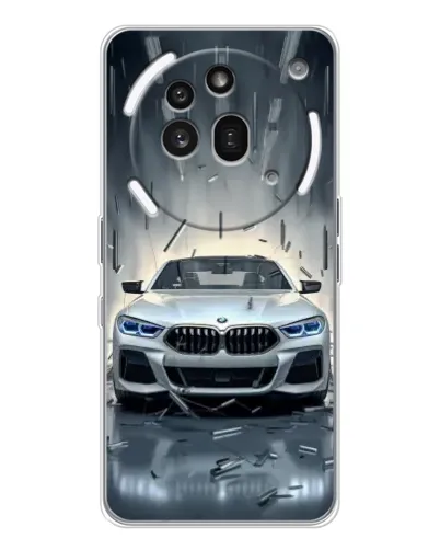 Чехол для Nothing Phone (3a) Pro с картинкой «BMW в свете фар» Чехол для Nothing Phone (3a) Pro с картинкой «BMW в свете фар»
