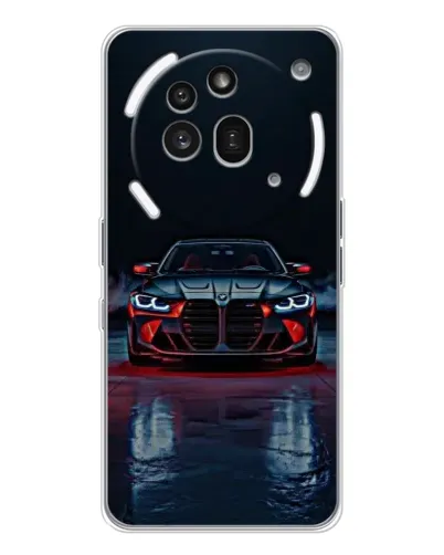 Чехол для Nothing Phone (3a) Pro с картинкой «BMW на мокрой дороге» Чехол для Nothing Phone (3a) Pro с картинкой «BMW на мокрой дороге»